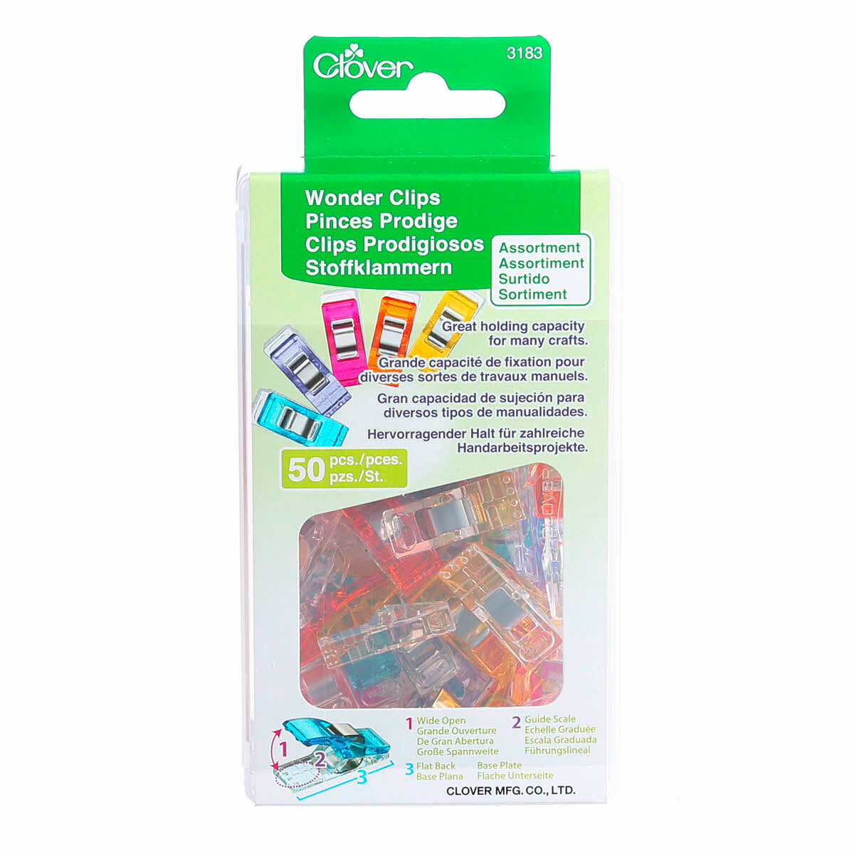 Clover Wonder Clipsmulti-color Sewing Clips Small Craft 