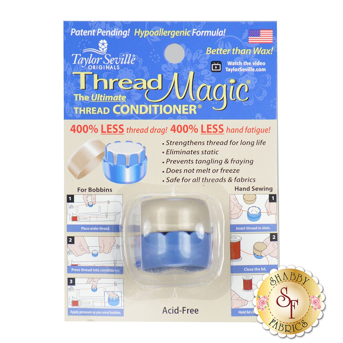 Thread Magic - Thread Conditioner for Hand and Machine Sewing