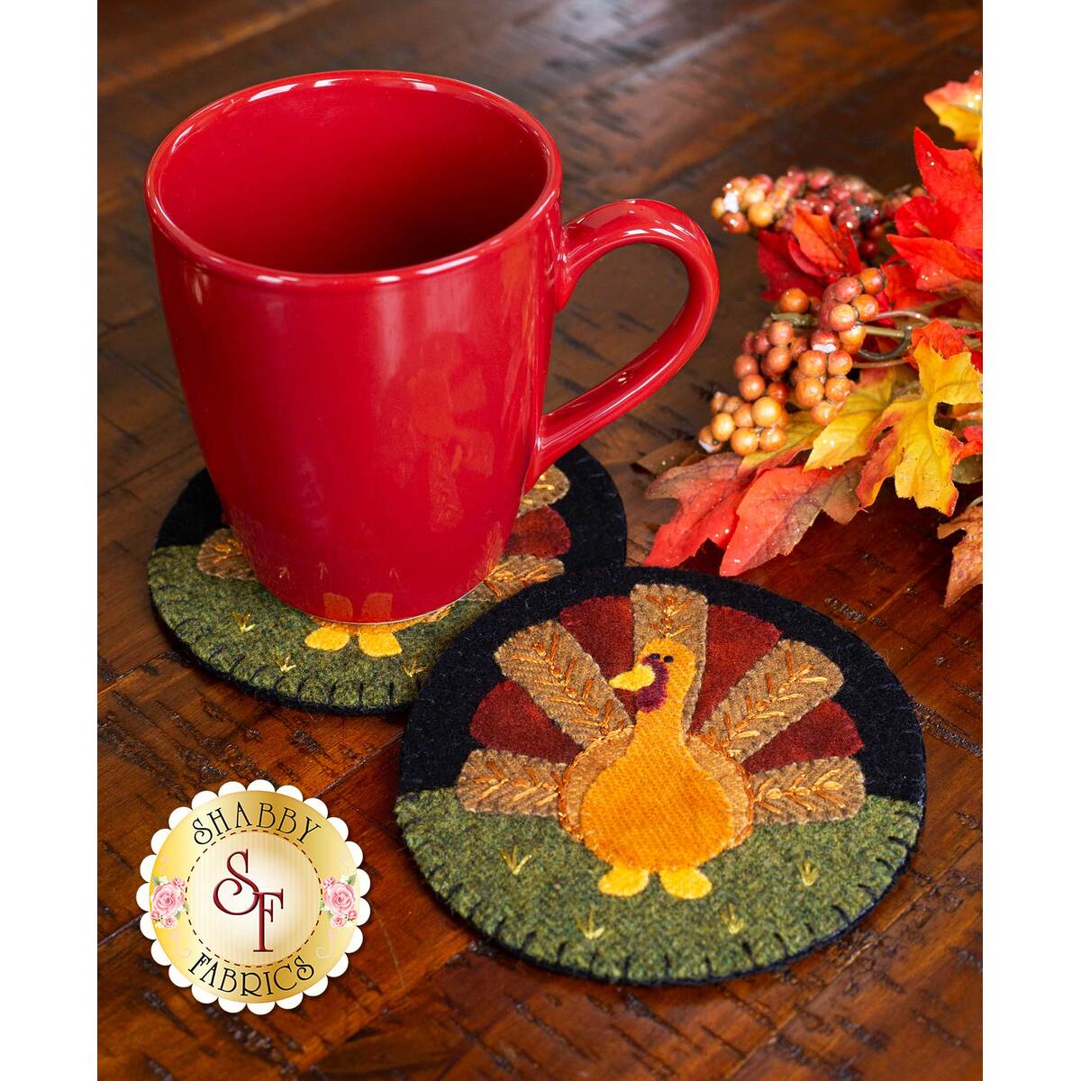 Red Coffee Mug - Ceramic - set of 2 - Cozy Hot Tea Milk Chocolate Cocoa  Holiday Mugs w/Coasters