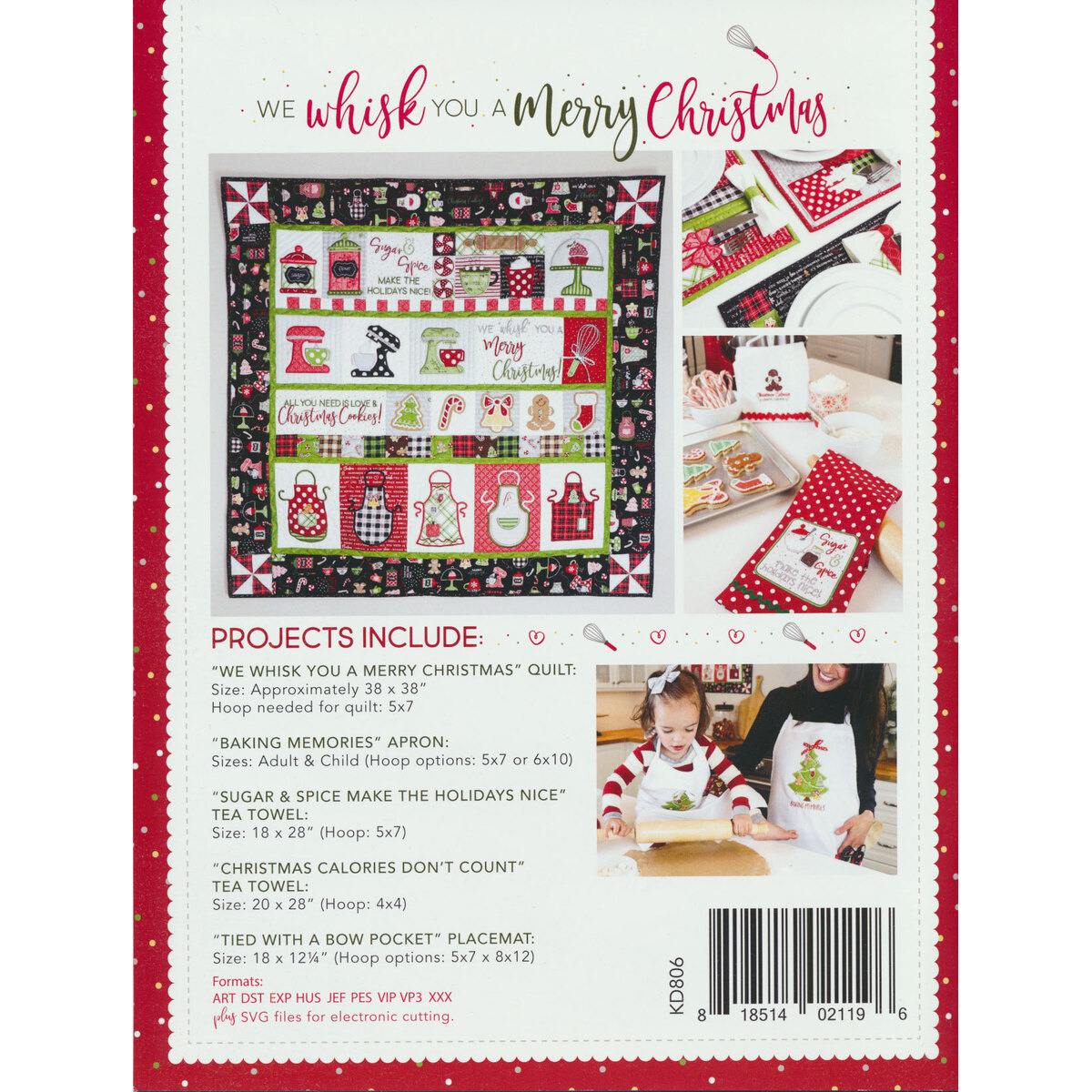 Maywood Studio - We Whisk You A Merry Christmas Roll - 40 Strips