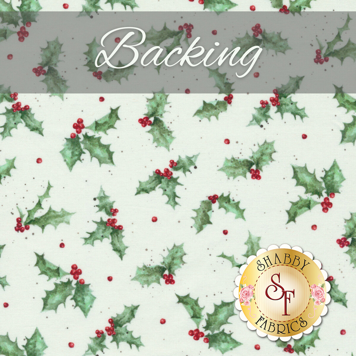 Warm Wishes Quilt Kit Backing 4yds Shabby Fabrics