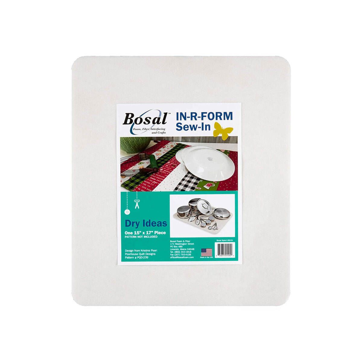 Bosal In-R-Form on a Roll Single Sided Fusible Stabilizer - 2 1/4 x 2