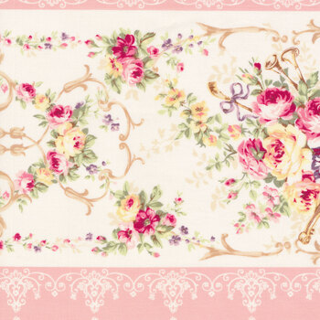 Rose Garden 2410-12B by Quilt Gate Fabrics