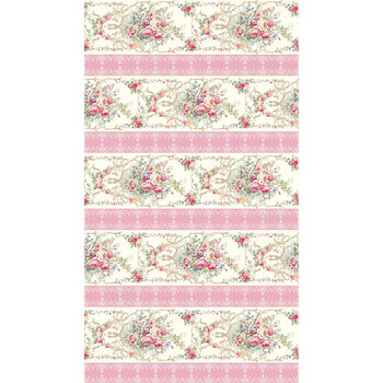 Rose Garden 2410-12B by Quilt Gate Fabrics