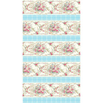 Rose Garden 2410-12C by Quilt Gate Fabrics
