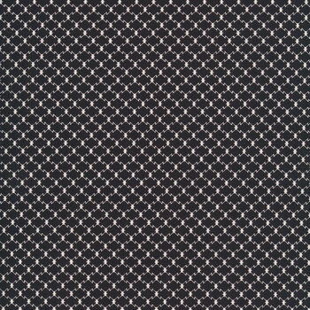 Midnight Haunt 9787-KL Monochrome Haunted Check by Andover Fabrics
