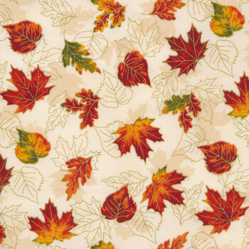 Autumn Bouquet 19859-14 Natural by Robert Kaufman Fabrics