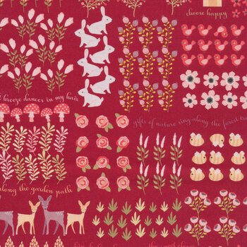 Kaisley Rose 20501 Sophia-Red by Poppie Cotton