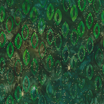 Holiday Moments Artisan Batiks 20398-7 Green by Robert Kaufman Fabrics