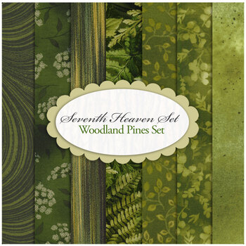 Seventh Heaven  7 FQ Set - Woodland Pines