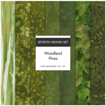 Seventh Heaven  7 FQ Set - Woodland Pines