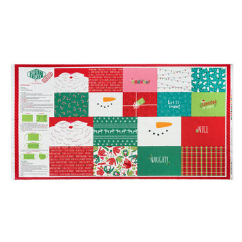 Safety First Holiday Edition Face Mask Panel by Stacy Iest Hsu for Moda Fabrics
