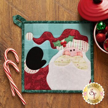  Better Not Pout Pot Holder Kit - Santa