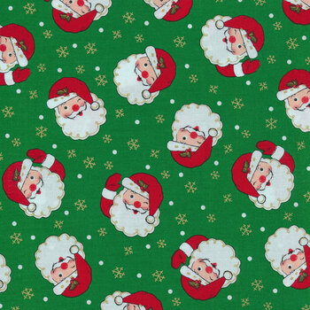 Vintage Holidays CM9639-GREE-D by Michael Miller Fabrics