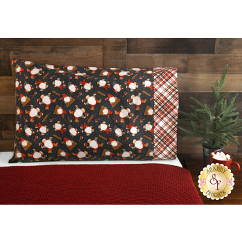 Magic Pillowcase - Flannel Gnomies Grey - SAMPLE