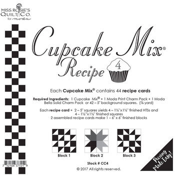 Miss Rosie's Quilt Co - Cupcake Mix Recipe 4 - 44ct