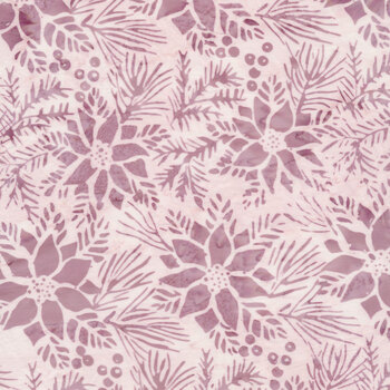 Plum Pudding 122017400 Poinsettia Opalescence by Island Batik