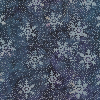 Plum Pudding 122012590 Snowflake Storm by Island Batik