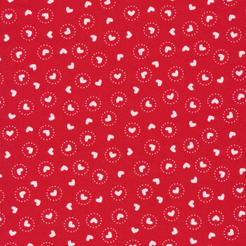 Holiday Essentials - Love 20751-12 Sweetheart Dancing Hearts by Stacy Iest Hsu for Moda Fabrics