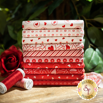 Holiday Essentials - Love  10 FQ Set by Stacy Iest Hsu for Moda Fabrics