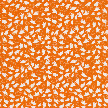 Holiday Essentials - Halloween 20731-16 Pumpkin by Stacy Iest Hsu for Moda Fabrics
