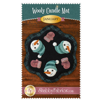 Wooly Candle Mat - January - PDF Download
