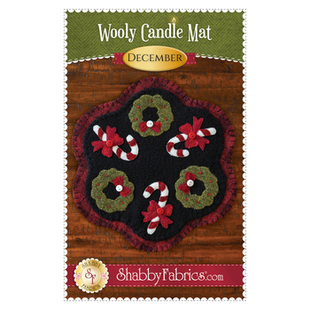 Wooly Candle Mat - December - PDF Download