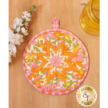 Folded Star Hot Pad Kit - A Blooming Bunch - Pink