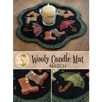  Wooly Candle Mat - March - Wool Kit