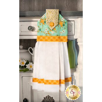 Hanging Towel Kit - A Blooming Bunch - Aqua