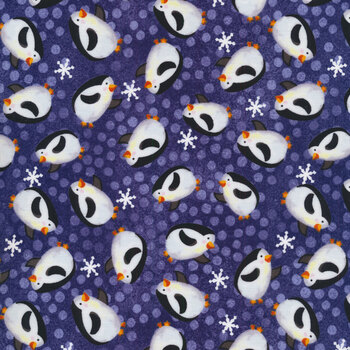 Snowville Y3280-93 Light Navy by Clothworks