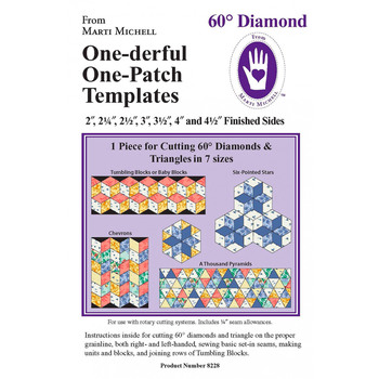 One-Derful One-Patch 60 Degree Diamond Template