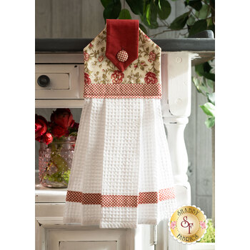  Hanging Towel Kit - La Rose Rouge - Cream