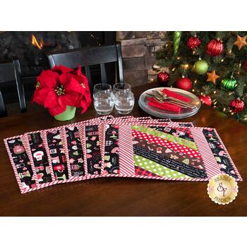 Jakarta Placemats - We Whisk You A Merry Christmas - SET OF 6 SAMPLES