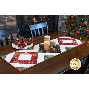 Easy Diamond Table Runner - Holiday Lodge - SAMPLE