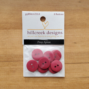 Hillcreek Designs - Posy Apron Buttons - 8pk