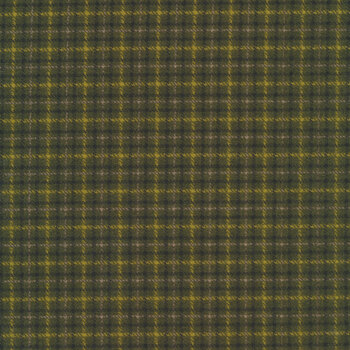 Scrappenstance 2-Ply Flannel F9792-66 Evergreen by Kim Diehl for Henry Glass Fabrics