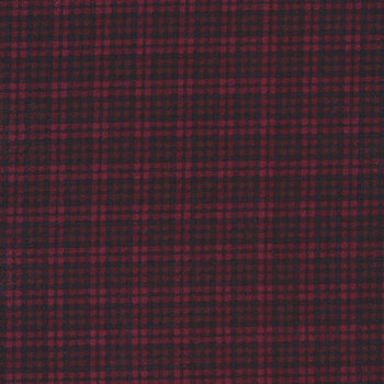 Scrappenstance 2-Ply Flannel F9795-55 Wine by Kim Diehl for Henry Glass Fabrics