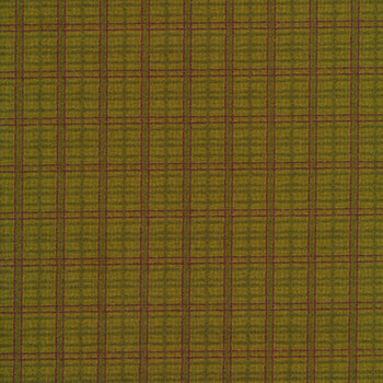 Scrappenstance 2-Ply Flannel F9797-66 Avocado by Kim Diehl for Henry Glass Fabrics
