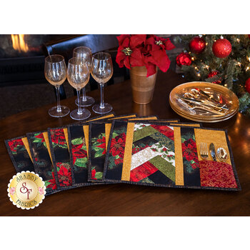 Venice Placemats - Holiday Flourish 13 - SET OF 6 SAMPLES