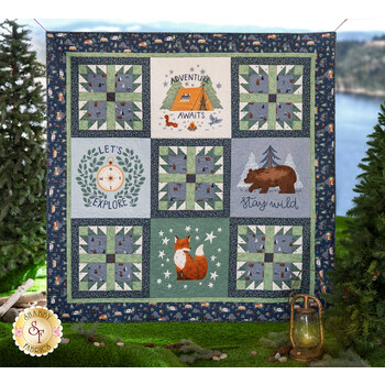 Camp Woodland Quilt Kit