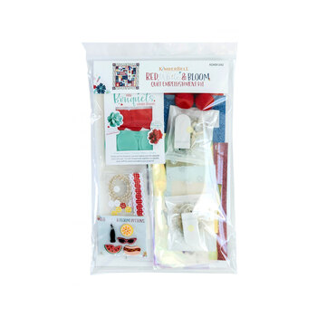  Red, White, & Bloom Quilt - Embellishing Kit