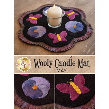  Wooly Candle Mat - May - Wool Kit