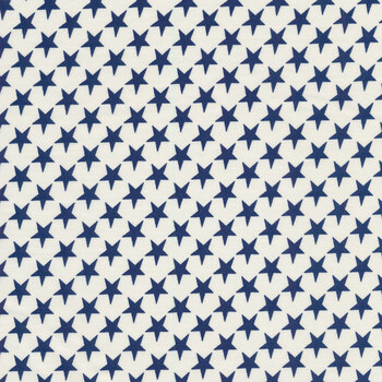 Belle Isle 14922-22 Nantucket Stars Navy by Minick & Simpson for Moda Fabrics REM