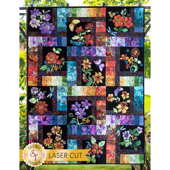 Enchanted Garden Quilt Kit - Florgraphix V - Laser Cut