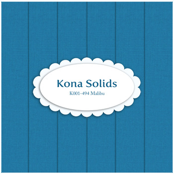 Kona Cotton Solids 6 FQ Set - K001-494 Malibu by Robert Kaufman Fabrics
