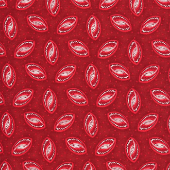 Scarlet's Garden 20645-3 Red by Debbie Beaves for Robert Kaufman Fabrics