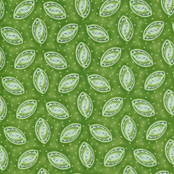 Scarlet's Garden 20645-7 Green by Debbie Beaves for Robert Kaufman Fabrics