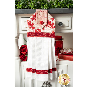 Hanging Towel Kit - Roselyn - Red