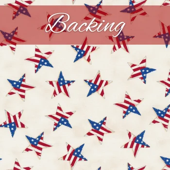  Trip Around The World Quilt Kit  - America the Beautiful Backing 5 Yards